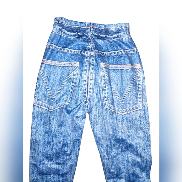 3D Jean Print Legging Set - Picture 9 of 9